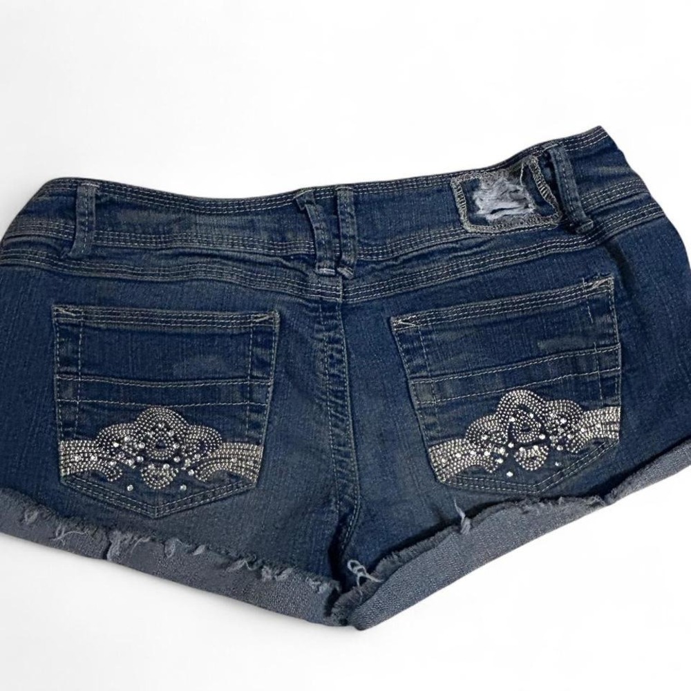Y2K rue 21 shorts cut off‎ EUC denim
